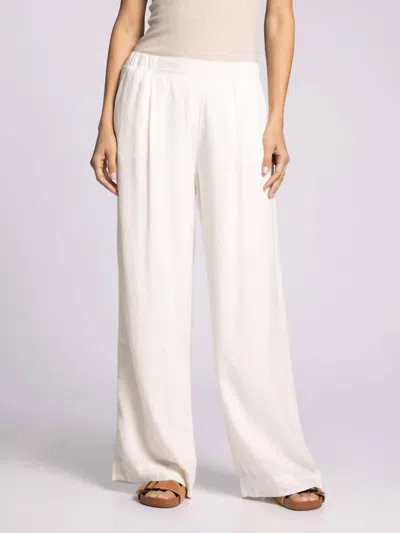 THREAD & SUPPLY ANASTASIA MID-HIGH RISE PANTS IN WHITE