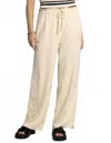 Thread & Supply Arcadia Drawstring Wide Pants In White