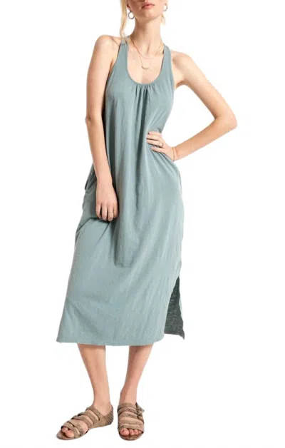 Thread & Supply Asher Midi Dress In Gray In Grey