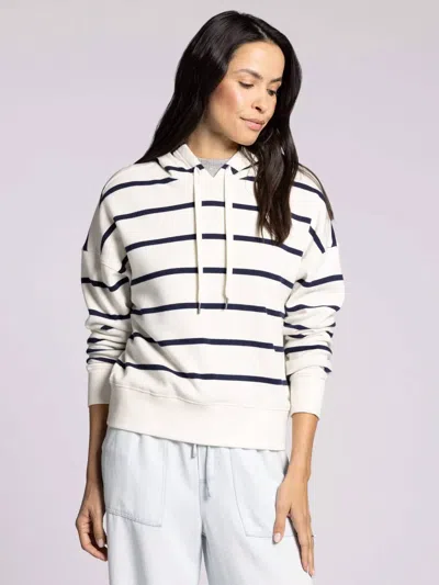 Thread & Supply Avalon Hoodie In Ivory/navy In Multi