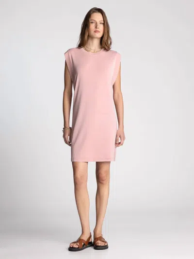 Thread & Supply Avelin Mini Dress In Washed Coral In Pink