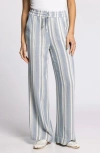 Thread & Supply Benny Tie Waist Wide Leg Pants In Neutral