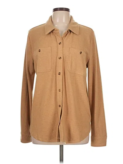 Pre-owned Thread & Supply Blazer Jacket In Brown