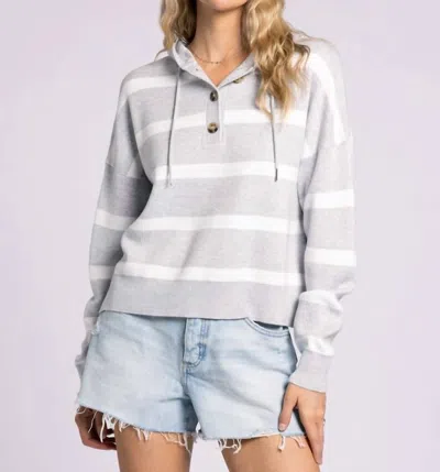 Thread & Supply Brighton Top In Grey White