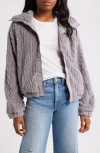 Thread & Supply Cable Stitch Fleece Jacket