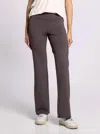 Thread & Supply Callie Flare Pants In Raisin In Red