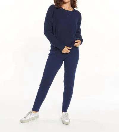 Thread & Supply Calvin Lounge Set In Navy In Blue