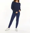 Thread & Supply Calvin Lounge Set In Navy In Blue