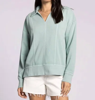 Thread & Supply Capri Sweatshirt In Blue Surf In Multi