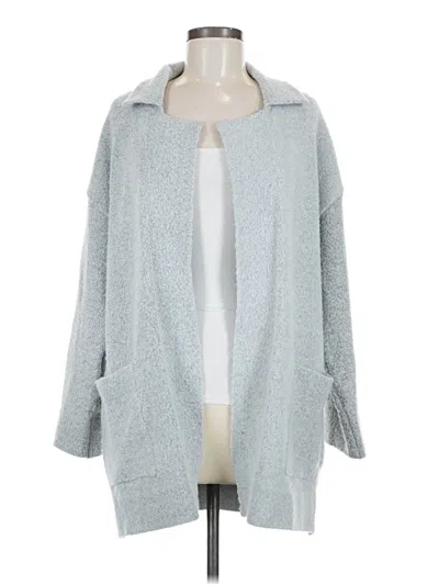 Pre-owned Thread & Supply Cardigan Sweater In Blue