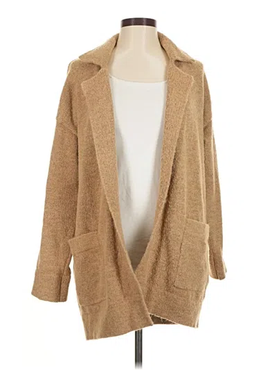 Pre-owned Thread & Supply Cardigan Sweater In Brown