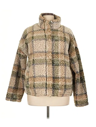 Pre-owned Thread & Supply Cardigan Sweater In Brown
