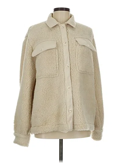 Pre-owned Thread & Supply Cardigan Sweater In Brown