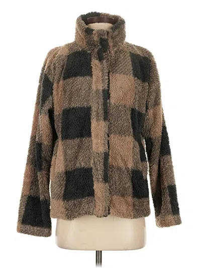Pre-owned Thread & Supply Cardigan Sweater In Brown