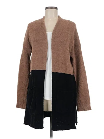 Pre-owned Thread & Supply Cardigan Sweater In Brown