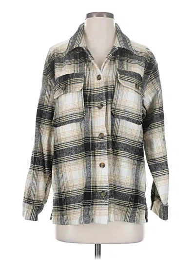 Pre-owned Thread & Supply Cardigan Sweater In Gray