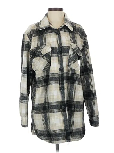 Pre-owned Thread & Supply Cardigan Sweater In Gray