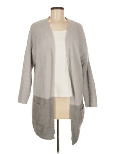 Pre-owned Thread & Supply Cardigan Sweater In Gray
