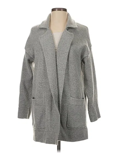 Pre-owned Thread & Supply Cardigan Sweater In Gray