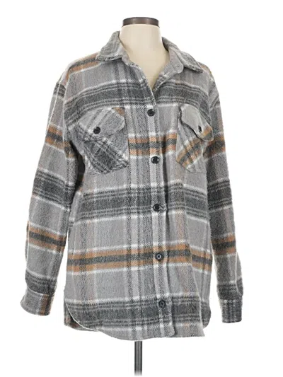 Pre-owned Thread & Supply Cardigan Sweater In Gray