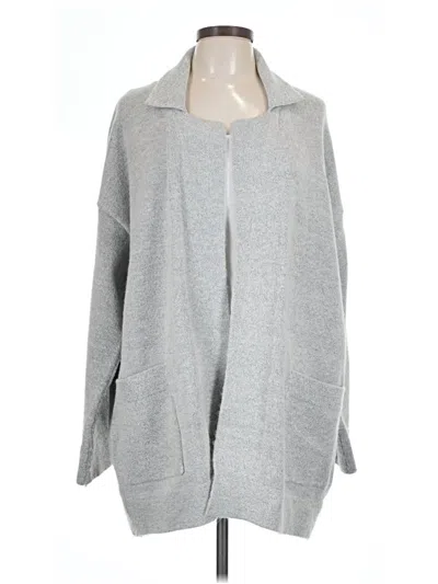 Pre-owned Thread & Supply Cardigan Sweater In Gray