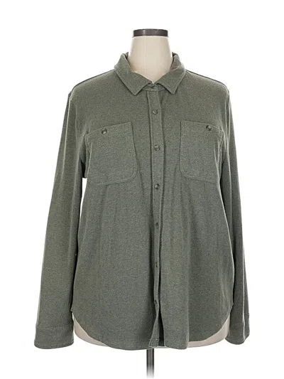 Pre-owned Thread & Supply Cardigan Sweater In Green