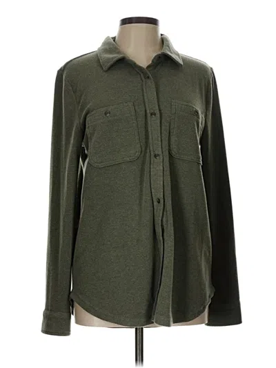 Pre-owned Thread & Supply Cardigan Sweater In Green