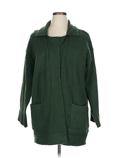 Pre-owned Thread & Supply Cardigan Sweater In Green