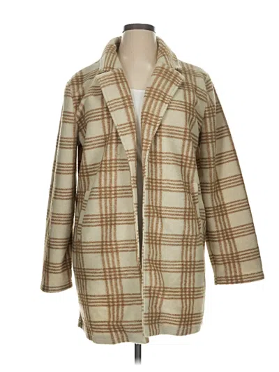 Pre-owned Thread & Supply Cardigan Sweater In Tan