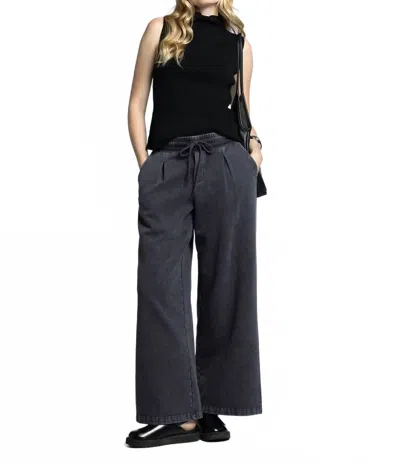 Thread & Supply Carmelle Weekend Wide Leg Pants In Black