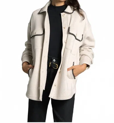 Thread & Supply Carmine Jacket In Heather Oatmeal In Multi