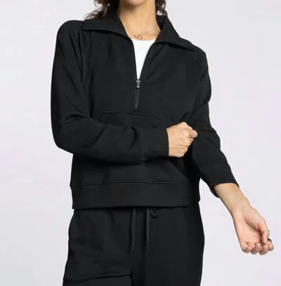 Thread & Supply Caroline Pullover V-neck Sweater In Black