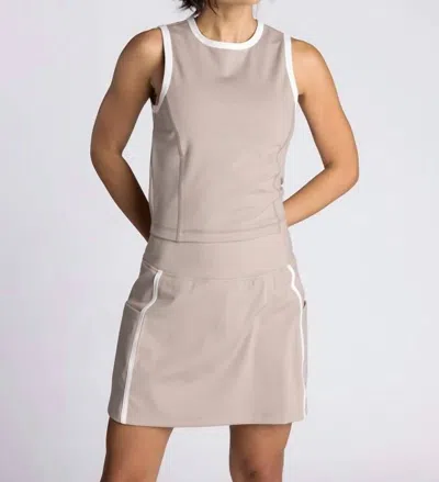 Thread & Supply Carter Tank Top In Mushroom Ivory In Pink