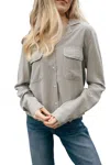Thread & Supply Casey Shirt In Forest Fog In Multi