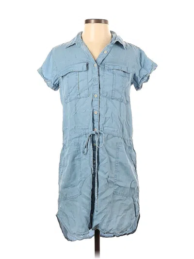 Pre-owned Thread & Supply Casual Dress In Blue