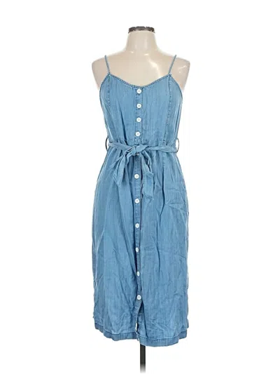Pre-owned Thread & Supply Casual Dress In Blue