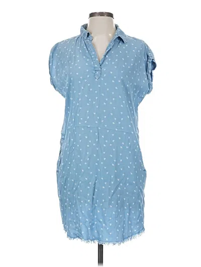 Pre-owned Thread & Supply Casual Dress In Blue