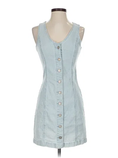 Pre-owned Thread & Supply Casual Dress In Blue