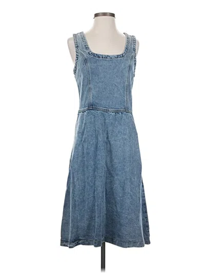 Pre-owned Thread & Supply Casual Dress In Blue