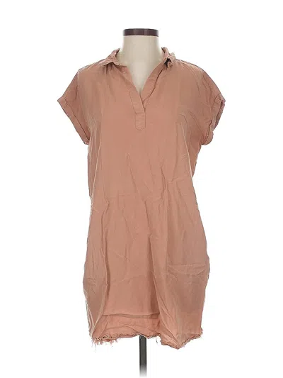 Pre-owned Thread & Supply Casual Dress In Brown