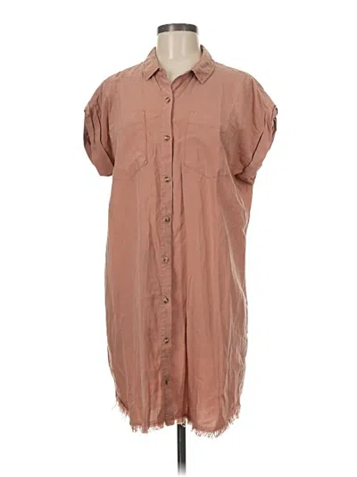 Pre-owned Thread & Supply Casual Dress In Brown