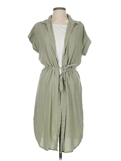 Pre-owned Thread & Supply Casual Dress In Green