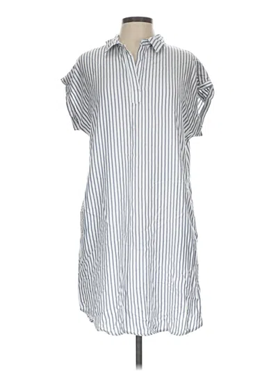Pre-owned Thread & Supply Casual Dress In Silver