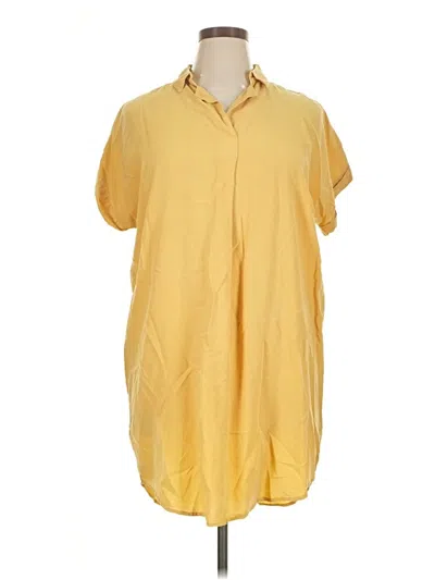 Pre-owned Thread & Supply Casual Dress In Yellow