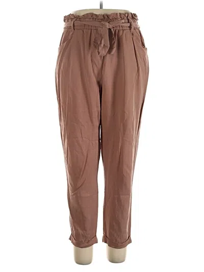 Pre-owned Thread & Supply Casual Pants In Brown