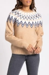 THREAD & SUPPLY THREAD & SUPPLY CLAIRE FAIR ISLE CREWNECK SWEATER