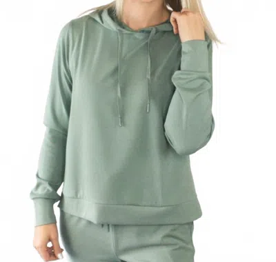 Thread & Supply Clara Hoodie In Sage In Green