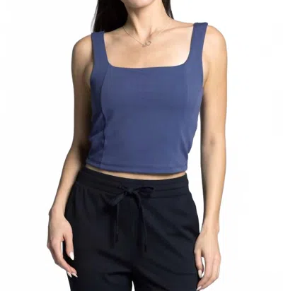 Thread & Supply Clara Tank In Crown Blue Rib