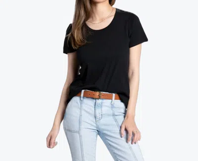 Thread & Supply Classic Short Sleeve Tee In Black