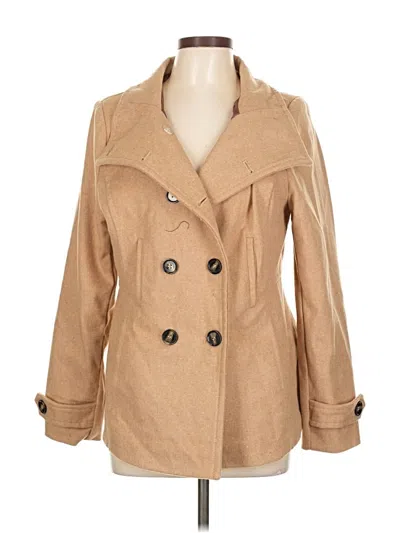 Pre-owned Thread & Supply Coat In Brown